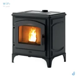 Poêle à Granulés étanche MCZ Decò Air 8 UP Puissance 8.0kW Sortie Fumée Supérieure