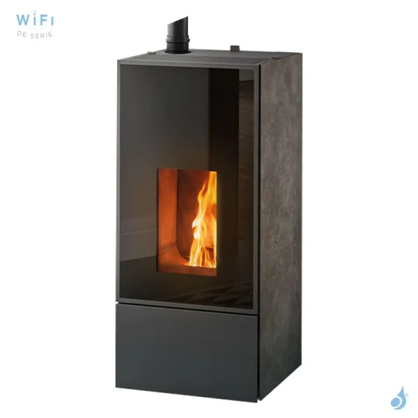 Poêle à Granulés étanche MCZ Eiko Natural Matic 6 Core UP Puissance 6kW Sortie Fumée Supérieure