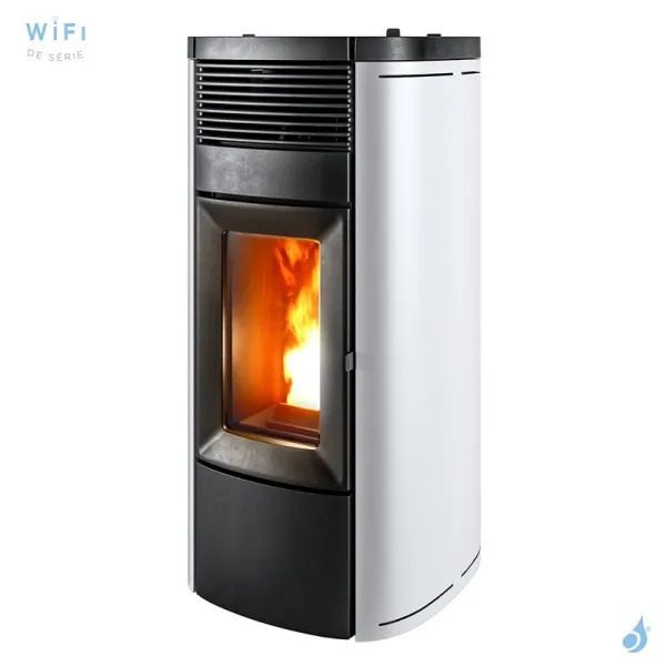 Poêle à Granulés étanche MCZ Musa Hydro Matic 18 R Puissance 24.2kW Sortie Fumée Postérieure