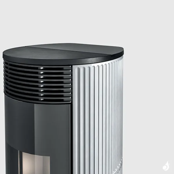 Poêle à Granulés étanche MCZ Pad Hydromatic 18 R Puissance 17.7kW Sortie Fumée Postérieure – Image 5