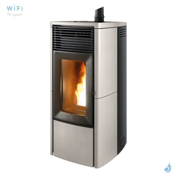 Poêle à Granulés étanche MCZ Star Air 8 UP Puissance 8.1kW Sortie Fumée Supérieure
