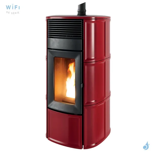 Poêle à Granulés étanche MCZ Suite Air 10 UP Puissance 10.0kW Sortie Fumée Supérieure