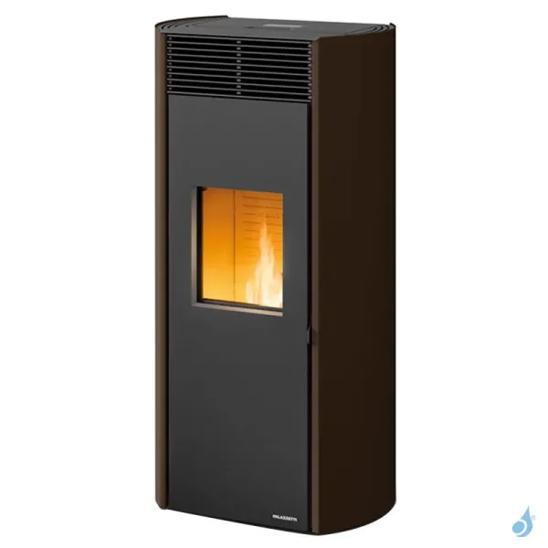Poêle à Granulés étanche Palazzetti Ecofire Clelia 13 Puissance 13.2kW Sortie Fumée Postérieure