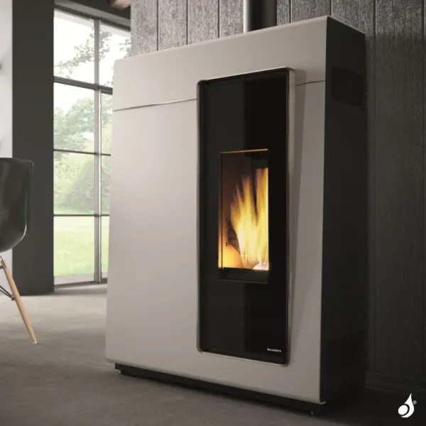Poêle à Granulés étanche Palazzetti Ecofire Michelle 8 US Puissance 8kW Sortie Fumée Supérieure – Image 3