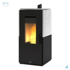 Poêle à Granulés étanche Ravelli Block 7 Puissance 7kW WiFi Sortie Fumée Supérieure