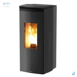 Poêle à Granulés Jolly Mec Bridge 10 KW Sortie Fumée Postérieure Ø80 Mm