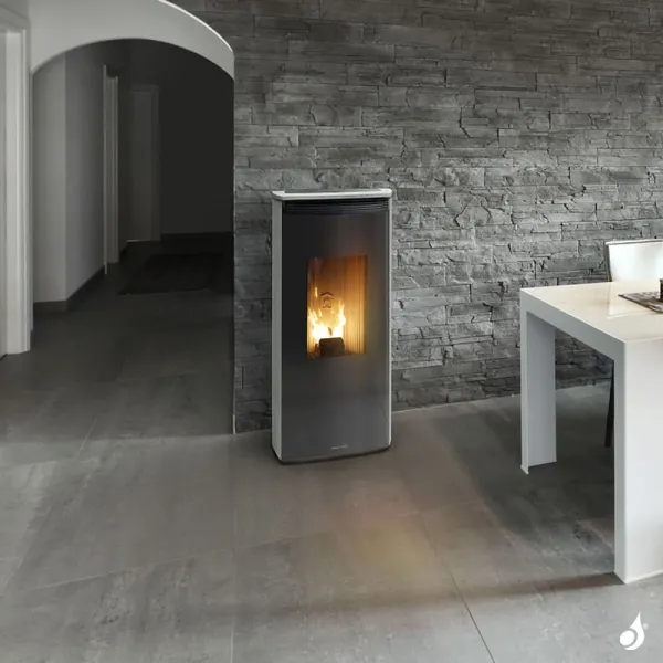 Poêle à Granulés Jolly Mec Bridge 6 KW Sortie Fumée Postérieure Ø80 Mm – Image 4