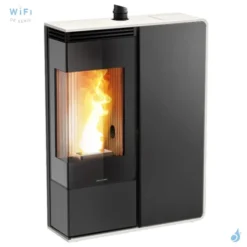 Poêle à Granulés Jolly Mec Dory Angolo S 9 KW Sortie Fumée Supérieure Ø80 Mm