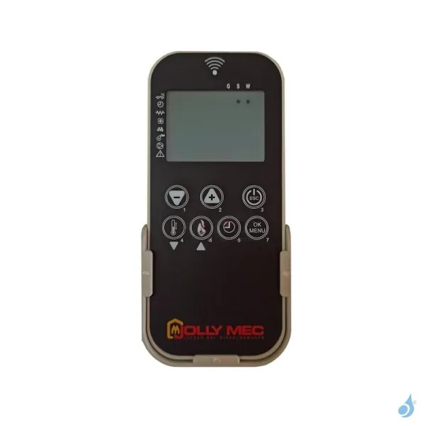 Poêle à Granulés Jolly Mec E-SQUARE 8 KW Sortie Fumée Postérieure Ø80 Mm – Image 4