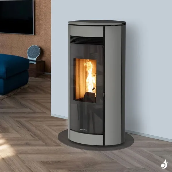 Poêle à Granulés Jolly Mec Globo 10 KW Sortie Fumée Postérieure Ø80 Mm – Image 4