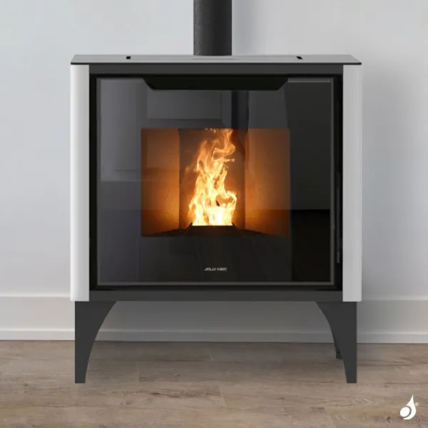 Poêle à Granulés Jolly Mec Pixie Steel 7 KW Sortie Fumée Supérieure Ø80 Mm – Image 5