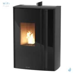 Poêle à Granulés Jolly Mec Takumi 12 KW Sortie Fumée Supérieure Coaxiale Ø8/13 Cm