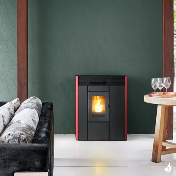 Poêle à Granulés MCZ Thea Hydro 16 R Puissance 16.1kW Sortie Fumée Postérieure – Image 4