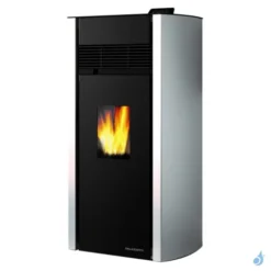 Poêle à Granulés Palazzetti Ecofire Bianca Lux 12 Puissance 12kW Sortie Fumée Postérieure