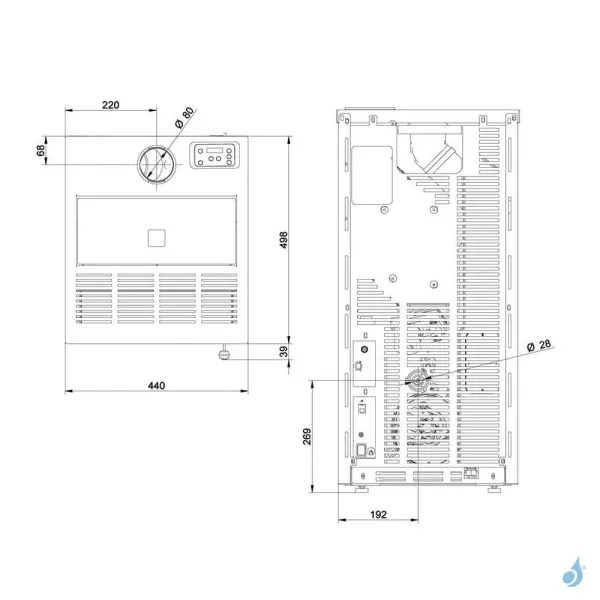 Poêle à Granulés Royal Donna Air 80 US Puissance 8.2kW A+ – Image 3