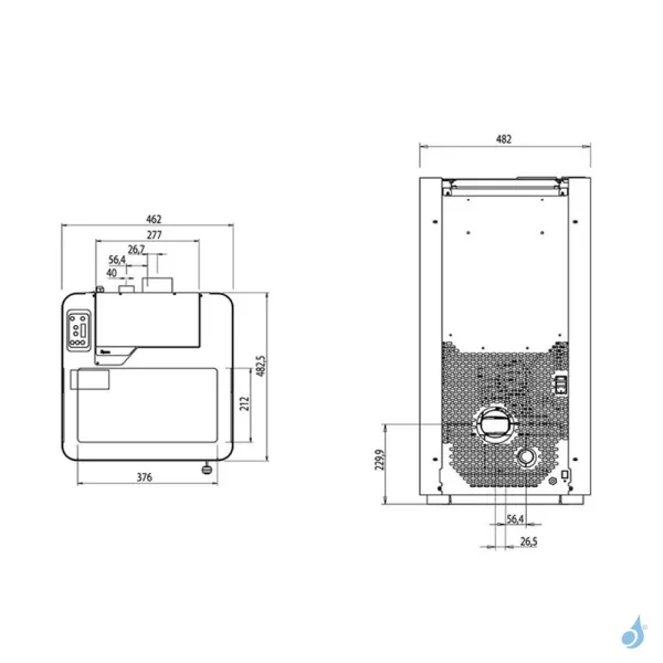 Poêle à Granulés Royal Ilde Air 80 Puissance 8.2kW A+ – Image 3