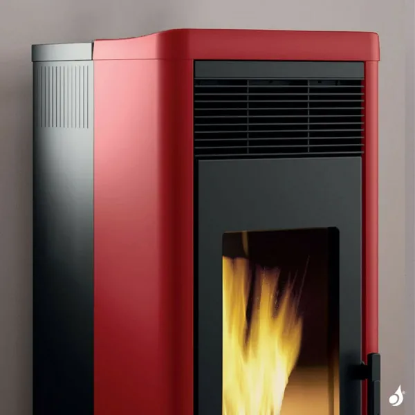 Poêle à Granulés Royal Lea Air 90 Puissance 9kW A+ – Image 2