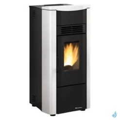 Poêle à Granulés Ventilé Extraflame Giusy 5.0 Puissance 7.0kW Sortie Fumée Supérieure Postérieure