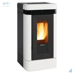 Poêle à Granulés Ventilé Extraflame Lucia Puissance 12.1kW WiFi Sortie Fumée Postérieure