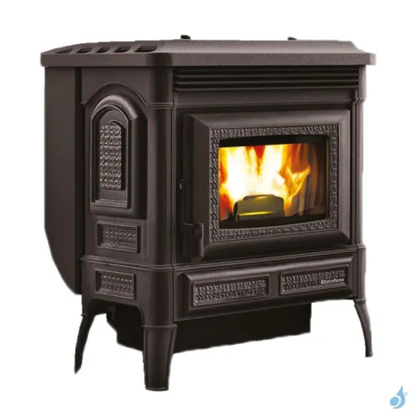 Poêle à Granulés Ventilé Extraflame Teodora Evo Puissance 8.0kW Sortie Fumée Postérieure