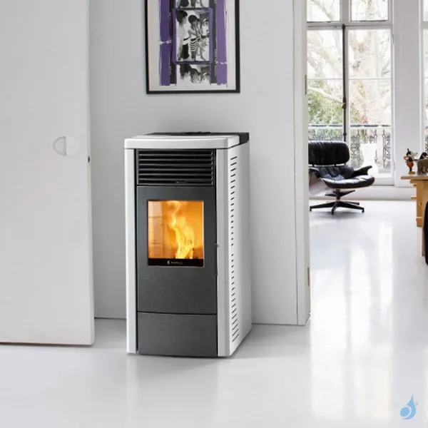 Poêle à Granulés Ventilé Ravelli R 70 Puissance 7kW Sortie Fumée Postérieure – Image 5
