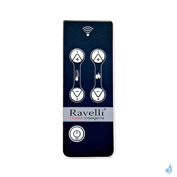 Poêle à Granulés Ventilé Ravelli RV 100 Puissance 11.5kW Sortie Fumée Postérieure – Image 2