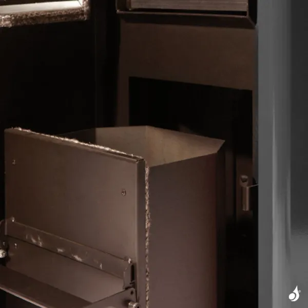 Poêle à Granulés Ventilé Ravelli RV 100 Puissance 11.5kW Sortie Fumée Postérieure – Image 5