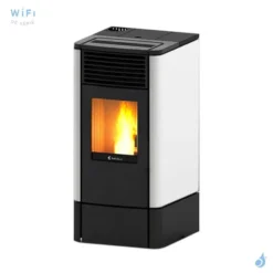 Poêle à Granulés Ventilé Ravelli S 90 Puissance 9kW Sortie Fumée Supérieure