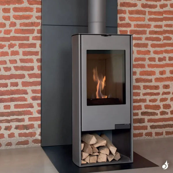 Protection Murale KEMP Panisol Noire Sablée Pour Poêle à Bois Ou Granulés – Image 4