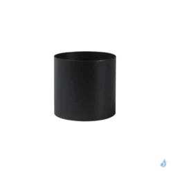 Raccord Femelle/Femelle 12 Cm TEN ÉMAIL 0.6mm Noir Mat Ø125 Ou Ø150 Mm