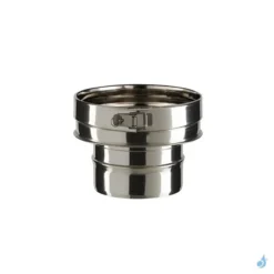 Réduction Poujoulat Inox 316 Femelle Ø100 à Ø250 Mâle Ø125 à Ø200