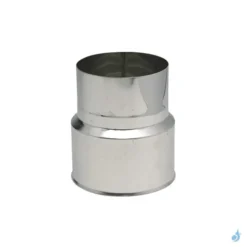 Réduction TEN Inox 304 Femelle Ø130 à Ø280 Mâle Ø125 à Ø250