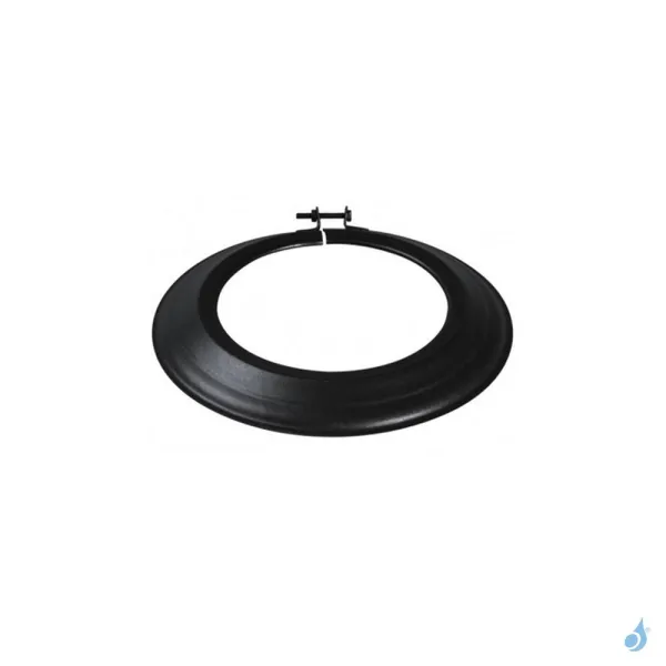 Rosace TEN ÉMAIL 0.6mm Noir Mat Ø125 Ou Ø150 Mm