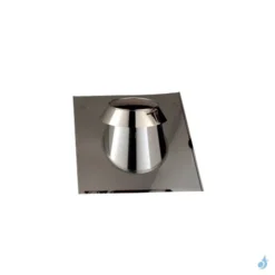 Solin Pour Toiture Ardoise Poujoulat Inox Ou Noir Ø150 Ou Ø230