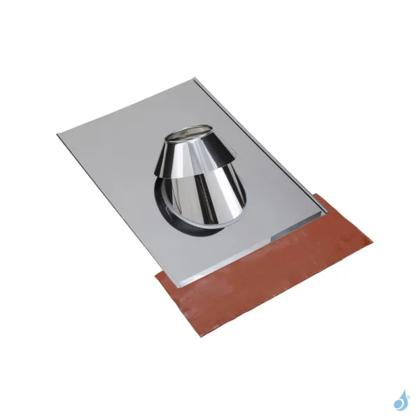 Solin Pour Toiture Tuile Poujoulat Inox Ou Noir Ø150 Ou Ø230