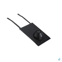 Solin Pour Toiture Ardoise Pente 15 à 30° Poujoulat SIA 30 Inox Ou Noir Ø80/130 Ou Ø100/150