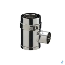 Té De Branchement 90° Piquage Femelle Avec Tampon PGI Poujoulat Ø80/130