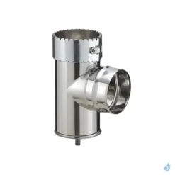 Té De Purge Poujoulat Inox 316 - Ø130/140/150 Mm