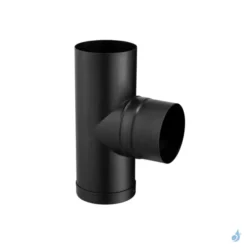 Té EQ 90° Avec Tampon ÉMAIL 1.2mm Ø130 à Ø200 Mm Piquage Mâle