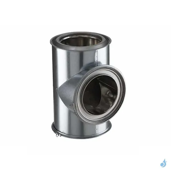 Té Isolé 90° Inox-Galva Poujoulat Ø150 Ou Ø230