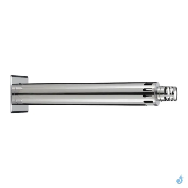 Terminal Horizontal PGI Poujoulat STH Inox Ou Noir Longueur 1ml Ø80/130