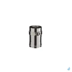 Tuyau Droit PGI Poujoulat Longueur 0.10 Ml Ø80/130 Ou Ø100/150