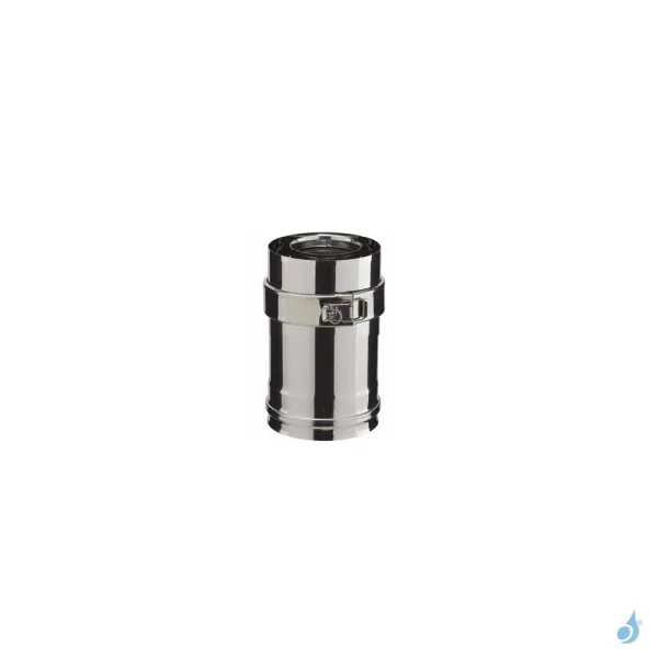 Tuyau Droit PGI Poujoulat Longueur 0.10 Ml Ø80/130 Ou Ø100/150