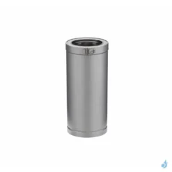 Tuyau Droit ZI Therminox Poujoulat Longueur 0.45 Ml Ø80 à Ø250