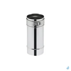 Tuyau Réglable Poujoulat Inox 304 Ø100 à Ø150 Mm Longueur 25-40cm