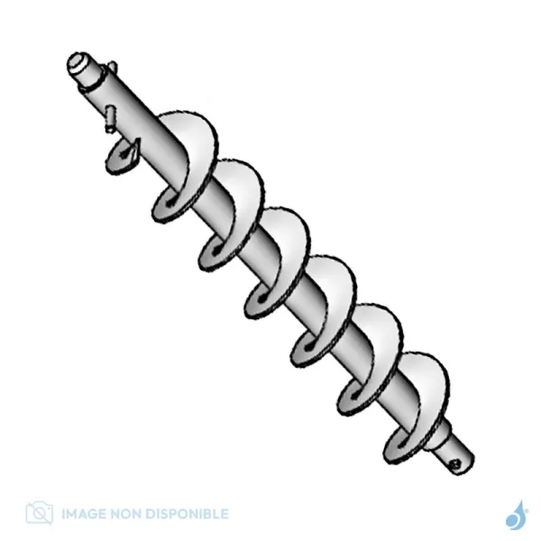 Vis Sans Fin Pour Poêles à Granulés MCZ Réf : 41201300540