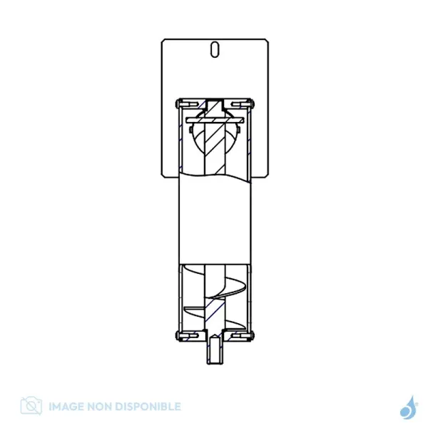 Vis Sans Fin Pour Poêles à Granulés MCZ Réf : 437018060